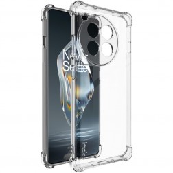 "Imak" pastiprinātas aizsardzības cieta silikona (TPU) apvalks - dzidrs (OnePlus 12R / Ace 3)