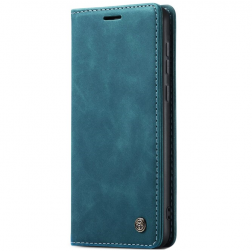 "CaseMe" Retro solīds atvēramais ādas maciņš - zaļš (OnePlus 13)