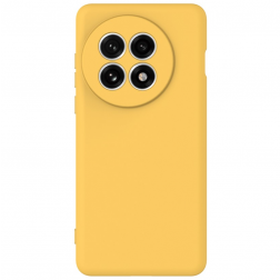 "Shell" cieta silikona (TPU) apvalks - dzeltens (OnePlus 13R / Ace 5)
