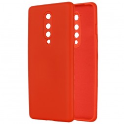 „Shell“ cieta silikona (TPU) apvalks - sarkans (OnePlus 8)
