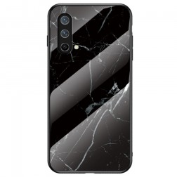 „Marble“ cieta silikona (TPU) apvalks - melns (OnePlus Nord CE)