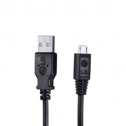 „LG“ micro USB vads - melns (1 m.)