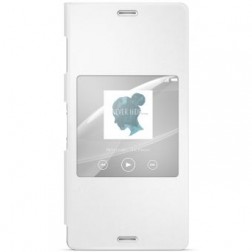 „Sony“ Style Cover Window atvērams maciņš - balts (Xperia Z3)