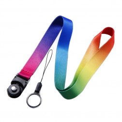 „Pattern“ Rainbow telefona virviņa (pakaramais) - krāsaina