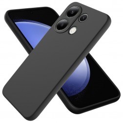 "Shell" cieta silikona (TPU) apvalks - melns (Redmi Note 13 Pro 4G / Poco M6 Pro)