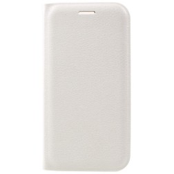 „Smart Wallet“ atvēramais ādas maciņš - balts (Galaxy A3 2017)