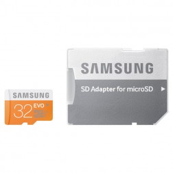 „Samsung“ Evo MicroSD atmiņas karte - 32 Gb (10 Klase) + SD adapteris