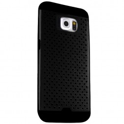 „Bubble“ pastiprinātas aizsardzības apvalks - melns (Galaxy S6)