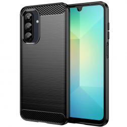 "AILES" Carbon cieta silikona (TPU) apvalks - melns (Galaxy A26)