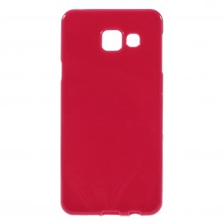 Cieta silikona (TPU) apvalks - sarkans (Galaxy A3 2016)