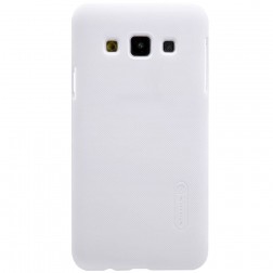 „Nillkin“ Frosted Shield apvalks - balts + ekrāna aizsargplēve (Galaxy A3 2015)
