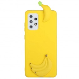 „Squezy“ Banana cieta silikona (TPU) apvalks - dzeltens (Galaxy A33 5G)