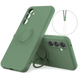 „Ring“ Kickstand (TPU) apvalks - zaļš (Galaxy A35)