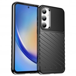 "Mofan" Thunder cieta silikona (TPU) apvalks - melns (Galaxy A35)