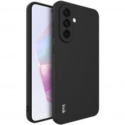 "IMAK" UC-4 cieta silikona (TPU) apvalks - melns (Galaxy A36)