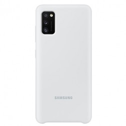 „Samsung“ Silicone Cover apvalks - balts (Galaxy A41)