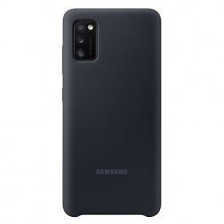 „Samsung“ Silicone Cover apvalks - melns (Galaxy A41)