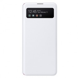 „Samsung“ S View Wallet Cover atvērams maciņš - balts (Galaxy A41)