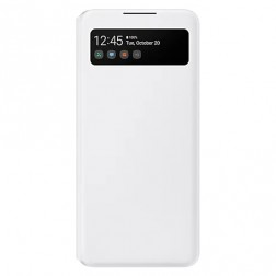„Samsung“ S View Wallet Cover atvērams maciņš - balts (Galaxy A42 5G)