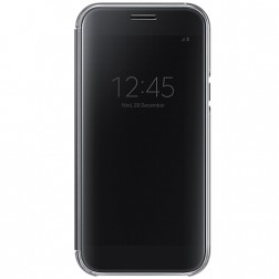 „Samsung“ Clear View Cover atvērams maciņš - melns (Galaxy A5 2017)