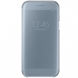 „Samsung“ Clear View Cover atvērams maciņš - sudrabs (Galaxy A5 2017)