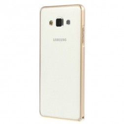 Stilīgs rāmis (bamperis) - zelta (Galaxy A5 2015)