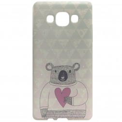 „Bear“ cieta silikona (TPU) apvalks - dažādas (Galaxy A5 2015)