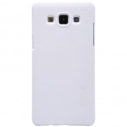 „Nillkin“ Frosted Shield apvalks - balts + ekrāna aizsargplēve (Galaxy A5 2015)