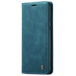 "CaseMe" Retro solīds atvēramais ādas maciņš - zaļš (Galaxy A56)