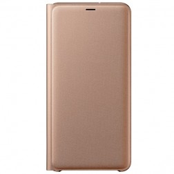 „Samsung“ Wallet Cover atvērams maciņš - zelta (Galaxy A7 2018)