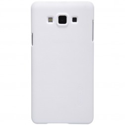„Nillkin“ Frosted Shield apvalks - balts + ekrāna aizsargplēve (Galaxy A7 2015)