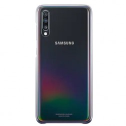 „Samsung“ Gradation Cover apvalks - dzidrs, melns (Galaxy A70)