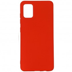 „Shell“ cieta silikona (TPU) apvalks - sarkans (Galaxy A71)