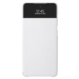 „Samsung“ S View Wallet Cover atvērams maciņš - balts (Galaxy A72)