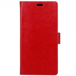 Atvēramais maciņš, grāmata - sarkans (Galaxy A8+ 2018)