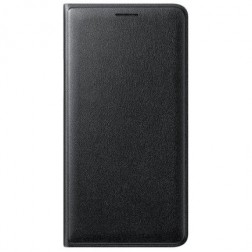 „Samsung“ Flip Wallet Cover atvērams maciņš - melns (Galaxy J3 2016)
