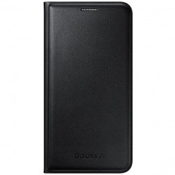 „Samsung“ Flip Wallet Cover atvērams maciņš - melns (Galaxy J5 2015)