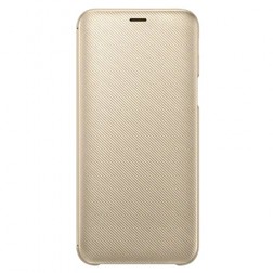 „Samsung“ Wallet Cover atvērams maciņš - zelta (Galaxy J6 2018)