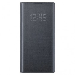 „Samsung“ Led View Cover atvērams maciņš - melns (Galaxy Note 10)