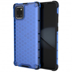 „Honeycomb“ pastiprinātas aizsardzības apvalks - zils (Galaxy Note10 Lite)