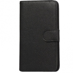 „Lychee“ atvēramais futrālis - melns (Galaxy Note 2)