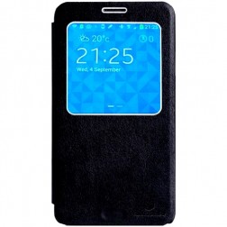 „Nillkin“ Leather atvēramais maciņš - melns (Galaxy Note 3)