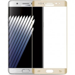„Amorus“ Tempered Glass ekrāna aizsargstikls 0.22 mm - zelta (Galaxy Note7)