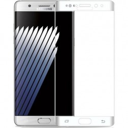 „Amorus“ Tempered Glass ekrāna aizsargstikls 0.22 mm - balts (Galaxy Note7)