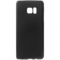 Cieta silikona (TPU) apvalks - melns (Galaxy Note 7)