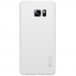 „Nillkin“ Frosted Shield futrālis - balts + ekrāna aizsargplēve (Galaxy Note 7)