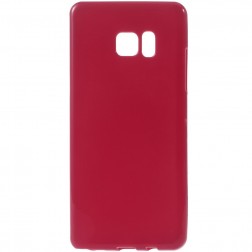 Cieta silikona (TPU) apvalks - sarkans (Galaxy Note 7)