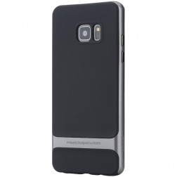 „Rock“ Royce apvalks - melns apmales pelēkā krāsā (Galaxy Note 7)