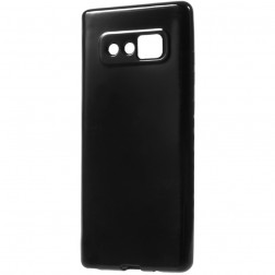 Cieta silikona (TPU) apvalks - melns (Galaxy Note 8)