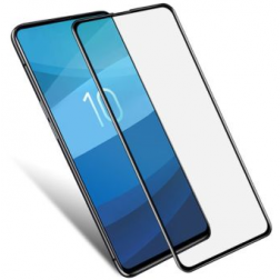 "IMAK" Tempered Glass pilnīgi aizsedzams ekrāna aizsargstikls - melns (Galaxy S10)
